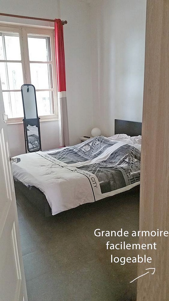 chambre de 13 m² au sud